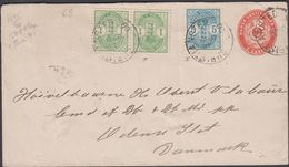 1900. 3 CENTS Envelope (small Tear) Additional Franked With 2x 1 Cents + 5 Cents. Sen... () - JF301372 - Deens West-Indië