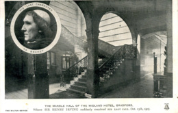 YORKS - BRADFORD - MIDLAND HOTEL - HENRY IRVING LAST CALL 1905  Y1011 - Bradford