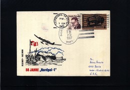 USA 1987 50 Years Of Nordpol-1  Interesting Cover - Expéditions Arctiques