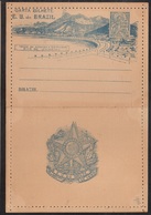 BRESIL - BRASIL / 1906 ENTIER POSTAL ILLUSTRE - CARTE LETTRE (ref LE2713) - Postwaardestukken