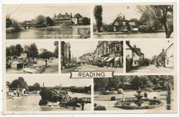 Reading 1958 Multiview Postcard - Reading