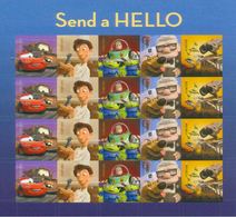 VERINIGTE STAATEN ETAT UNIS USA 2011 PIXAR FILMS : SEND A HELLO PANE 20V SC SH4553-57 MI B4748-52 YV BF4408-12 SG MS5159 - Feuilles Complètes