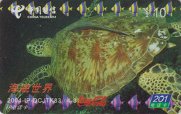 Télécarte China Telecom - Animal - TORTUE 3/4 - TURTLE Phonecard - SCHILDKRÖTE TK - 120 - Schildpadden