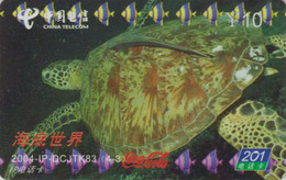 Télécarte China Telecom - Animal - TORTUE 3/4 - TURTLE Phonecard - SCHILDKRÖTE TK - 120 - Tortues