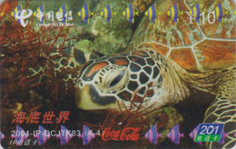 Télécarte China Telecom - Animal - TORTUE 4/4 - TURTLE Phonecard - SCHILDKRÖTE TK - 121 - Tartarughe