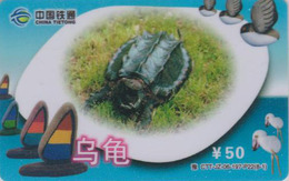 Télécarte China Tietong - Animal - TORTUE 8/1 - TURTLE Phonecard - SCHILDKRÖTE TK - 122 - Schildkröten