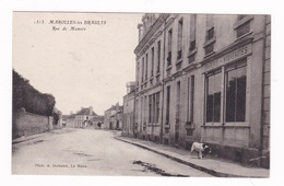 Jolie CPA Marolles-les-Braults (Sarthe), Rue De Mamers - Marolles-les-Braults