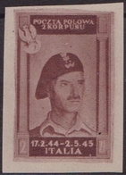 293 ** Corpo Polacco 1946 – Vittorie Polacche In Italia N. 17A. Cat. € 400,00. SPL - 1946-47 Corpo Polacco Period