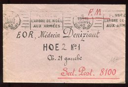 Enveloppe En FM De Paris Pour Secteur Postal 8100 En 1940 - N297 - Guerra Del 1939-45
