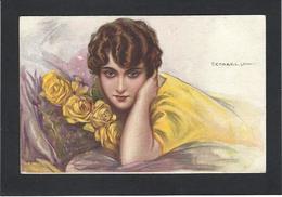 CPA Corbella Femme Girl Femme Women Glamour Beauté Art Déco Illustrateur Italien Italie écrite - Corbella, T.