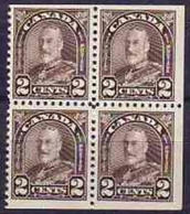 CANADA 1931 # 166 BOOKLET PANE OF 4 MNH  6068-RD - Booklets Pages