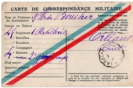 TB 2407 - MILITARIA - Carte En Franchise Militaire - CLISSON Pour ORLEANS - Lettres & Documents