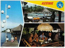 Delcampe - Carte Postale Afrique Côte D'Ivoire  Village D'Assinie  Le Club Méditerranée Par J.C. Nourault     Trés Beau Plan - Elfenbeinküste