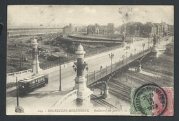 +++ CPA - BRUSSEL - BRUXELLES - MOLENBEEK - Boulevard Du Jubilé - Tram - Henri Georges  // - Molenbeek-St-Jean - St-Jans-Molenbeek