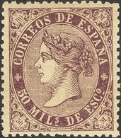 *98. 1868. 50 Mils Violeta. Excelente Centraje. MAGNIFICO. - Otros & Sin Clasificación