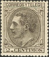 *200. 1879. 2 Cts Negro. Muy Bien Centrado. MAGNIFICO. - Altri & Non Classificati