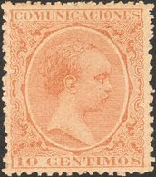 *217. 1889. 10 Cts Castaño Amarillo. BONITO. - Other & Unclassified