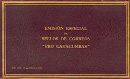 *418C. 1928. Carnet Completo Con La Serie Completa Pro Catacumbas Con Las Sobrecargas De TOLEDO Y SANTIAGO. MAGNIFICO Y  - Other & Unclassified