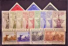 **531/46H. 1930. Serie Completa. Sobrecarga C.U.P.P. MAGNIFICA. Edifil 2015: 512 Euros - Other & Unclassified