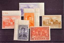 **547/58cc. 1930. Serie Completa, Seis Valores. Variedad CAMBIO DE COLOR. MAGNIFICA. Edifil 2015: 288 Euros - Otros & Sin Clasificación