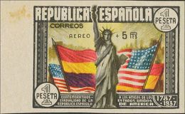 *765s. 1938. AEREO+5 PTS. SIN DENTAR. MAGNIFICO. Edifil 2019: 440 Euros - Otros & Sin Clasificación