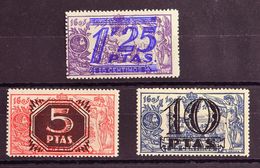 *NE35/37. 1939. Serie Completa. NO EMITIDA. MAGNIFICA. Cert. CEM. Edifil 2019: 850 Euros - Other & Unclassified