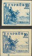 **814/31s. 1937. Serie Completa, Diecisiete Valores. SIN DENTAR. MAGNIFICA Y RARA. Edifil 2019: 730 Euros - Other & Unclassified