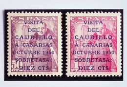 **1083A/B. 1950. Serie Completa. 1ª TIRADA. MAGNIFICA. Cert. CEM. Edifil 2019: 400 Euros - Other & Unclassified