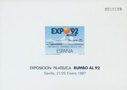 **11P. 1987. Prueba De Lujo. RUMBO AL 92. MAGNIFICA. - Altri & Non Classificati