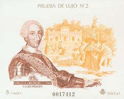 **17P. 1988. Prueba De Lujo. CARLOS III. MAGNIFICA. Edifil 2019: 63 Euros - Altri & Non Classificati