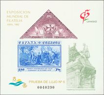 **25P. 1992. Prueba De Lujo. GRANADA 92. MAGNIFICA. Edifil 2019: 19,5 Euros - Altri & Non Classificati