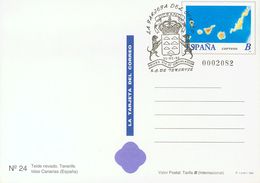 ºEP1/24. 1995. Juego Completo LAS TARJETAS DEL CORREO, De Canarias Y Baleares (veinticuatro Tarjetas), Inutilizadas Con  - Other & Unclassified