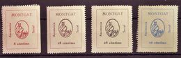 *. 1937. Serie Completa. MONTGAT (BARCELONA). ASSISTENCIA SOCIAL. MAGNIFICA. (Fesofi 3/6 Y Allepuz 7/10) - Autres & Non Classés