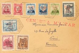 Sobre 1/9. 1937. Serie Completa. Correo Aéreo De CORDOBA A PARIS (FRANCIA). Al Dorso Llegada. MAGNIFICA Y MUY RARA. - Altri & Non Classificati