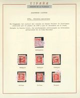 **/*. (1937ca). Interesante Conjunto De Sellos Del 30 Cts Carmín (Jovellanos), En Nuevo Con La Mayoría De Sobrecargas Qu - Sonstige & Ohne Zuordnung