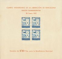 **47/48s. 1943. Hojas Bloque. SIN DENTAR. MAGNIFICAS Y RARAS. Edifil 2018: 530 Euros - Otros & Sin Clasificación