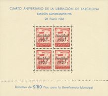 **53/54. 1943. Hojas Bloque. MAGNIFICAS. Edifil 2019: 96 Euros - Other & Unclassified