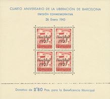 **53/54. 1943. Hojas Bloque. MAGNIFICAS. Edifil 2019: 96 Euros - Otros & Sin Clasificación