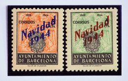 **SHNE25/26. 1944. Serie Completa, Procedente De La Hoja Bloque NO EMITIDA. MAGNIFICA. Edifil 2019: 124 Euros - Andere & Zonder Classificatie