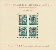 **NE29/30. 1945. Hojas Bloque. NO EMITIDAS. MAGNIFICAS. Edifil 2018: 520 Euros - Altri & Non Classificati