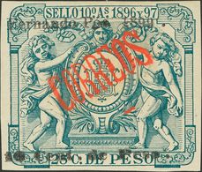 *47F. 1899. 10 Ctvos Sobre 25 Ctvos Verde. MAGNIFICO. Edifil 2018: 115 Euros - Otros & Sin Clasificación