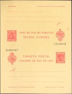 (*)EP4. 1907. 10 Cts + 10 Cts Rosa Sobre Tarjeta Entero Postal De Ida Y Vuelta. MAGNIFICA Y RARISIMA. Edifil 2019: 275 E - Altri & Non Classificati