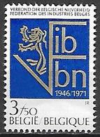 BELGIQUE     -  1971  .  Y&T N° 1609 *.   Fédération Des Industries Belges. - Unused Stamps