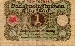 1 MARK  1920 - 1 Marco & 1 Reichsmark