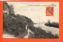 44 LE CELLIER - Le Coteau , La Loire Et Les Iles (carte Décollée) - Le Cellier