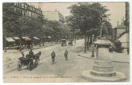 CPA - 75 -  PARIS -  Statue De Jeanne D'Arc Et Boulevard Saint Marcel - - Statues