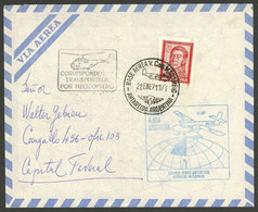 ARGENTINE ANTARCTICA: Airmail Cover Sent To Buenos Aires On 28/JA/1971, With Cancel Of MARAMBIO Antarctic Station, Along - Lettres & Documents