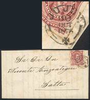 ARGENTINA: GJ.49, Franking A Long And Interesting Complete Folded Letter Sent To Salta On 30/OC/1878, Tied By JUJUY Date - Briefe U. Dokumente