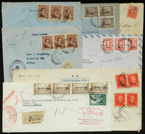 ARGENTINA: 7 Covers Used Between Circa 1916 And 1964, VF Quality - Dienstmarken
