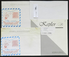 ARGENTINA: MAIL CENTER & MAIL SERVICE: 4 Used Covers With Marks Of These Companies, VF Quality - Sonstige & Ohne Zuordnung